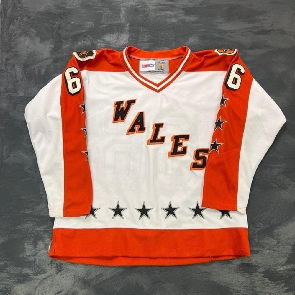 Mario‎ Lemieux Wales Conference NHL All-Star Hockey Jersey Mens XL White